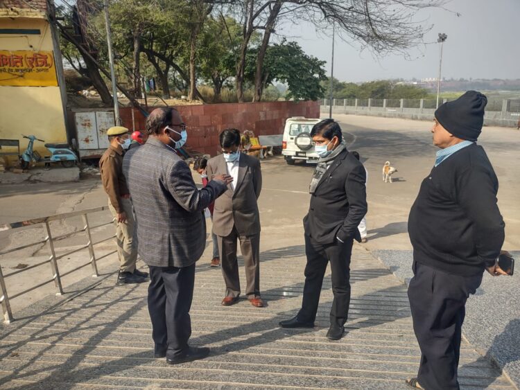 एडीए उपाध्यक्ष ने विद्युत शवदाह ग्रह और मोक्षधाम का किया निरीक्षण