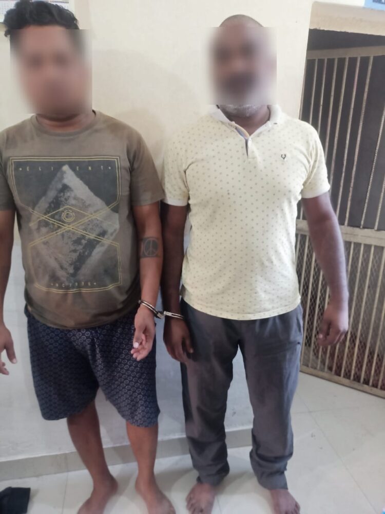 महाराष्ट्र पुलिस से बचकर भाग रहे दो बदमाश आगरा पुलिस ने पकड़े