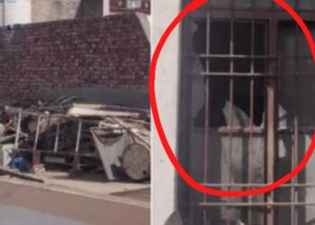 एत्मादपुर थाने में हवालात की छत पर हुआ रहस्यमयी धमाका