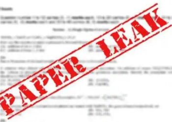 शर्मनाक: आज की तृतीय पाली का केमिस्ट्री का पेपर भी लीक