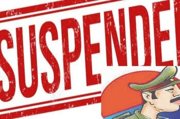 थानाध्यक्ष निबोहरा और दरोगा किए गए निलंबित