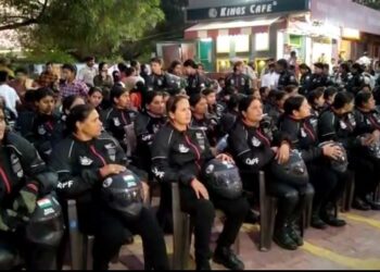 महिला सशक्तिकरण का CRPF महिला राइडर्स ने दिया संदेश