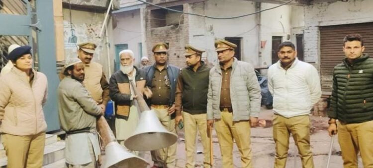 सार्वजनिक और धार्मिक स्थलों पर लगे 187 ध्वनि विस्तारक यंत्रों को हटवाया गया