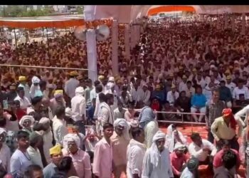 क्या आप पर दो-दो करोड़ की गाड़ी और महल है – जनसभा में लोगों से पूछा चौधरी बाबूलाल ने