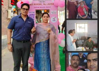 कड़ी सुरक्षा के बीच मतदान शुरू, जिलाधिकारी सहित कई प्रत्याशियों ने किया मतदान