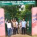 शिक्षकों की ऑनलाइन उपस्थिति का आगरा के शिक्षकों ने काली पट्टी बांधकर किया विरोध प्रदर्शन