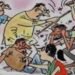 मनसुखपुरा में सगे भाइयों में चले कुल्हाड़ी और डंडे, 11 घायल