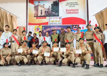 एनसीसी कैडेट्स ने किया रक्तदान, प्राचार्य बोले रक्तदान सबसे बड़ी सेवा