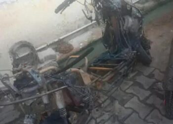 जगदीशपुरा में इलेक्ट्रिक स्कूटी में आग लगने पर पति-पत्नी जिंदा जले, मौत