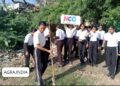 ‘एक दिन-एक घंटा-एक साथ’ कार्यक्रम के अंतर्गत कैडेट्स ने किया श्रमदान