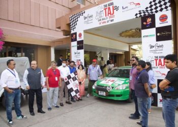 तीन दिवसीय द आगरा ताज कार रैली आज से हुई शुरू