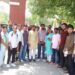 विद्यार्थी परिषद के पदाधिकारियों ने किया विश्वविद्यालय में प्रदर्शन