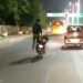 एमजी रोड पर युवक को स्टंट करना पड़ा भारी