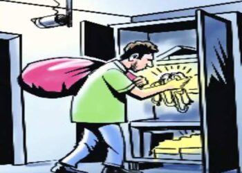 शहीद के घर में घुसकर की बदमाशों ने लाखों की लूट