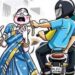 असली समझ नकली चेन लूट ले गए बाइक सवार