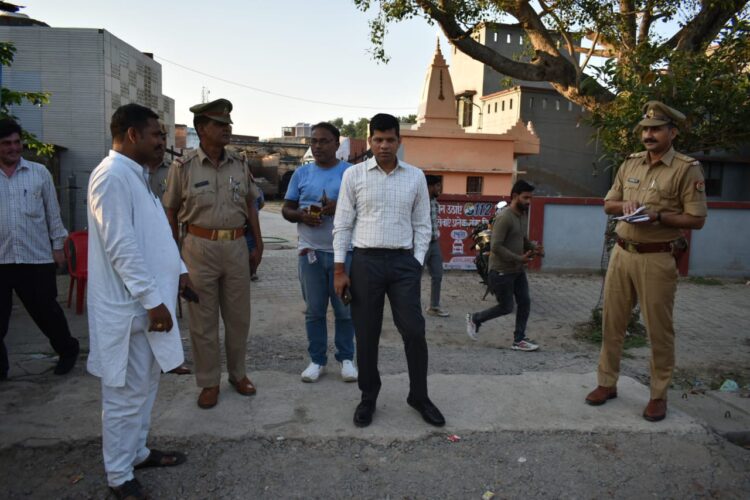 एसएसपी ने किया अछनेरा थाने का निरीक्षण