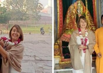 ताजमहल के साये में विदेशी दंपती ने लिए सात फेरे