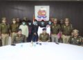 सिकंदरा थाना पुलिस ने पांच चोरों को पकड़ा