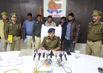 बंद धर्मशाला में सजी थी जुए की महफिल