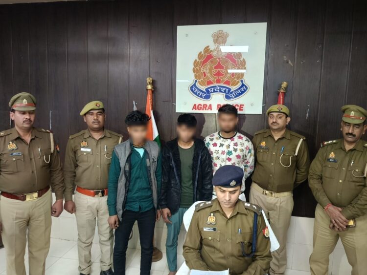 जूता व्यापारी से लूट करने वाले लुटेरे गिरफ्तार