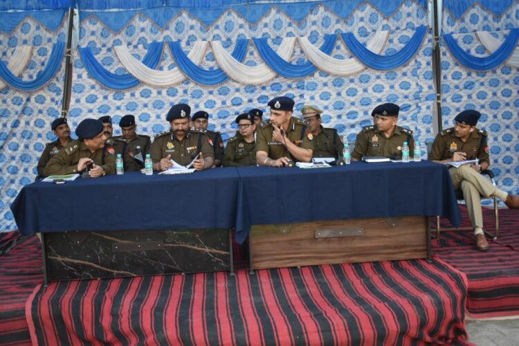 G-20: पुलिस कमिश्नर ने एटीएस कमांडो के साथ किया पैदल मार्च, परखी सुरक्षा व्यवस्था