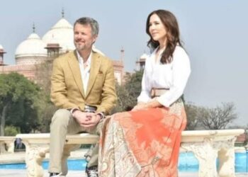 डेनमार्क के प्रिंस और प्रिंसेस ने ताजमहल का किया दीदार