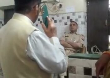 छावनी विधायक और दरोगा के बीच थाने में नोकझोंक, दरोगा लाइन हाजिर
