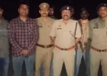 बरहन में मुठभेड़, बदमाश के पैर में लगी गोली