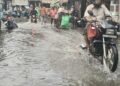 50 मिनट की बारिश में शहर बना ताल तलैया