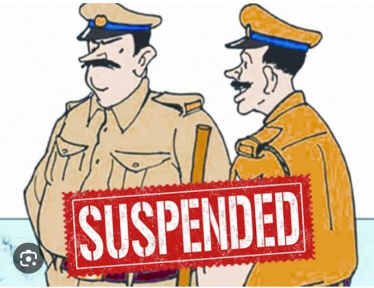 इंस्पेक्टर ट्रांस यमुना और दरोगा निलंबित