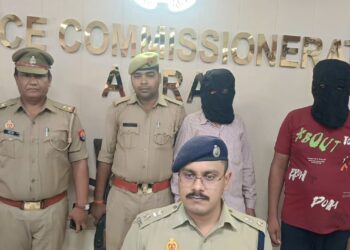 चैन स्नैचिंग करने वाले दो लुटेरों को जगदीशपुरा पुलिस ने पकड़ा