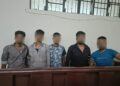 आलोक गैंग के पांच सदस्य नशीले पदार्थ के साथ पकड़े