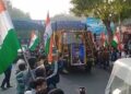 देश के लिए बलिदान देने वाले आगरा के लाल शुभम गुप्ता को श्रद्धांजलि देने उमड़ा पूरा शहर