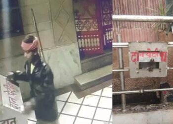 चामुंडा देवी मंदिर में दानपात्रों के ताले तोड़कर चोरी