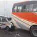कोहरे की बजह से हुए हादसे में कई लोग घायल