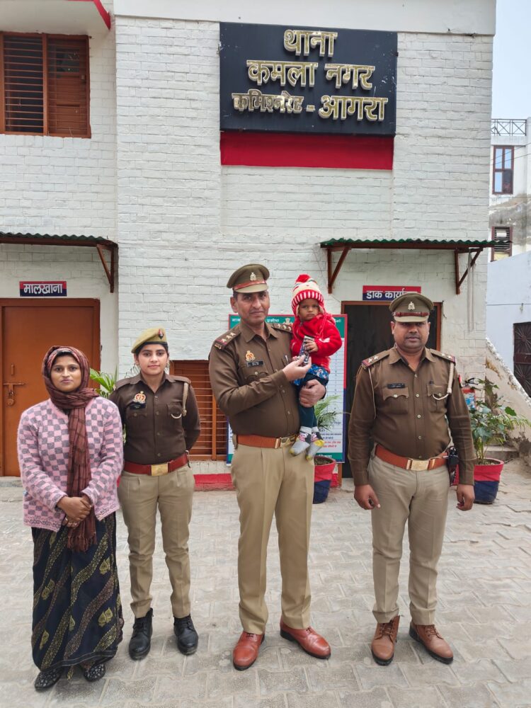 इंस्पेक्टर कमलानगर की होशियारी से दो साल की बच्ची के साथ अनहोनी होने से बची