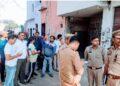 विजय नगर पुलिस चौकी से महज 50 मीटर की दूरी पर केमिकल कारोबारी के घर में लूट के दौरान हत्या