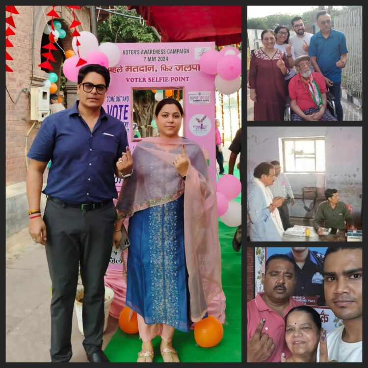 कड़ी सुरक्षा के बीच मतदान शुरू, जिलाधिकारी सहित कई प्रत्याशियों ने किया मतदान