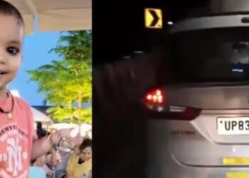 कॉसमास मॉल की पार्किंग में कार सवार ने सवा साल की मासूम को रौंदा, मौत