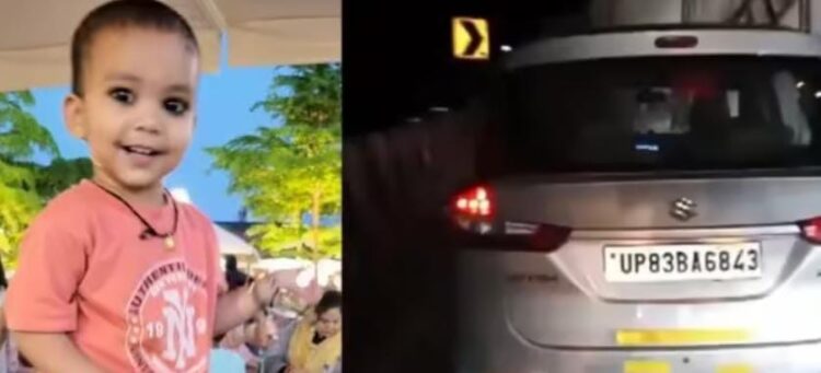 कॉसमास मॉल की पार्किंग में कार सवार ने सवा साल की मासूम को रौंदा, मौत