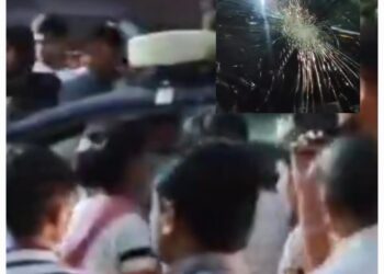 दो पक्षों में बीच बचाव करने पहुंची पीआरवी पर पथराव