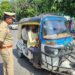 ऑटो चेक करने के लिए पुलिस कमिश्नर को खुद सड़क पर उतरना पड़ा