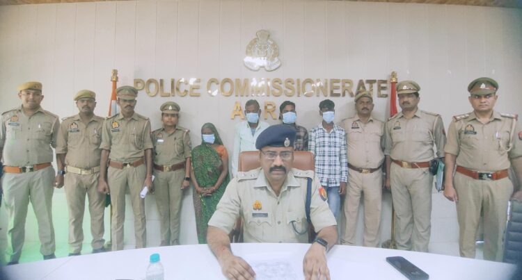 खंदौली में हुए दोहरे हत्याकांड में पुलिस ने महिला सहित चार दबोचे