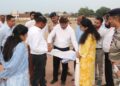 खेरिया एयरपोर्ट के नये सिविल एन्कलेव की तैयारियों का लिया कमिश्नर ने जायजा