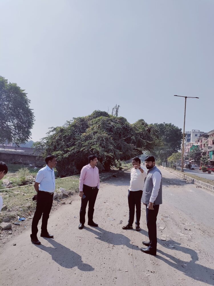 यमुना किनारा आरती स्थल के सौंदर्यीकरण कराने के निर्देश
