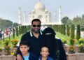 क्रिकेटर यूसुफ पठान ने पत्नी और बेटों साथ देखा ताजमहल