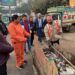 निरीक्षण के दौरान गंदगी मिलने पर महापौर ने लगाई फटकार