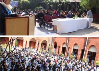 डीईआई में लगे स्काउट गाइड कैंप में छात्रों ने टेंट बनाने से लेकर खाना बनाना सीखा