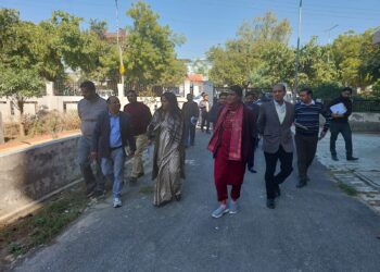 एडीए उपाध्यक्ष ने शास्त्रीपुरम योजना व शास्त्रीपुरम हाइट्स का किया निरीक्षण