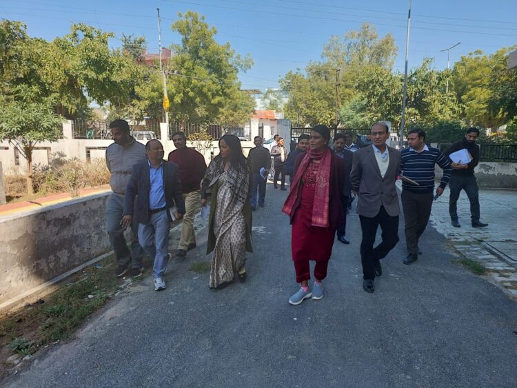 एडीए उपाध्यक्ष ने शास्त्रीपुरम योजना व शास्त्रीपुरम हाइट्स का किया निरीक्षण